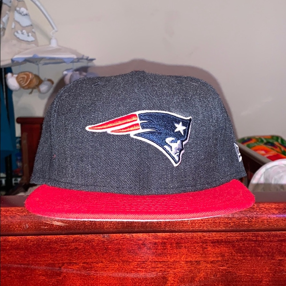 NEW ERA NEW ENGLAND PATRIOTS HAT CAP DENIM 7 1/2